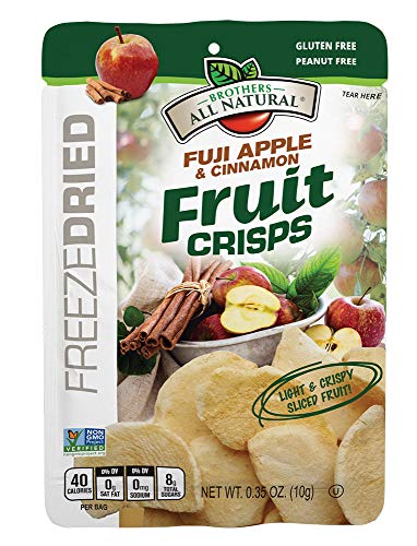 Brothers-ALL-Natural Fruit Crisps, Fuji Apple and Cinnamon, 0.35 Ounce (Pack of 12)