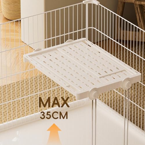 Cachoirs pour hamster et salon de jeu modulable pour écureuils et gerbilles en cage élargie - 3