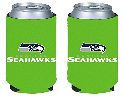 NFL Football 2014 Team Color Logo Can Kaddy Holder Cooler 2-Pack