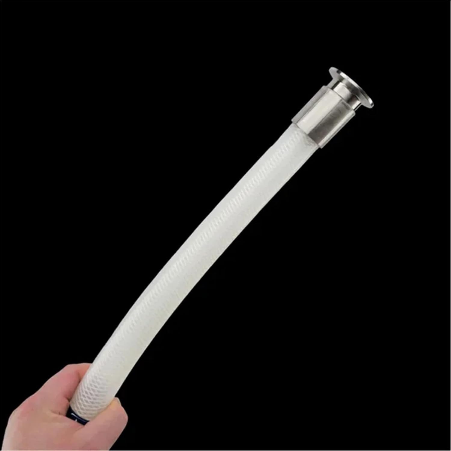 25mm Hose Barb x 1.5 Inch TC Swage Crimp Collar Rubber Hose Adapter stainless connector