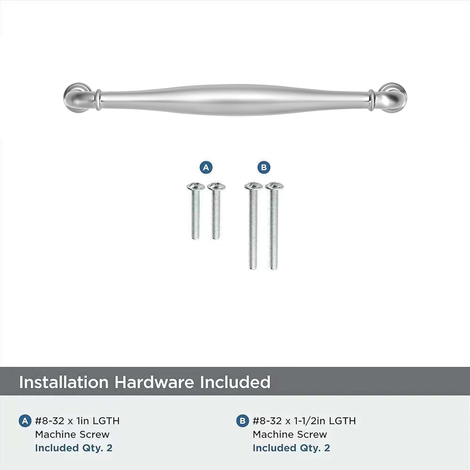 khtumeware 10 Pack 5inch(128mm) Hole Center Brushed Satin Nickel Cabinet Pulls Solid Heavy-Duty Tradition Handles Hardware for Bathroom Dressers Pull cabinets wardrobes Closet Doors