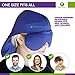 Sinus Pressure & Migraine Headache Relief Cap and Eye Wrap - Deep Penetrating Herbal Ice hat for Hot or Cold Sinus Pain Relief