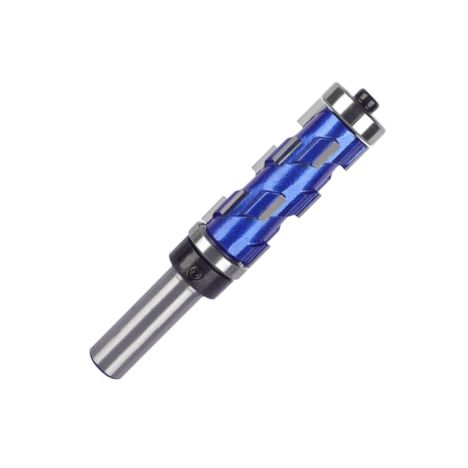 Flush Trim Router Bit 1/2" Shank Double Bearing Spirals Bits for Woodworking and Composite Materials Flush Trim Bit