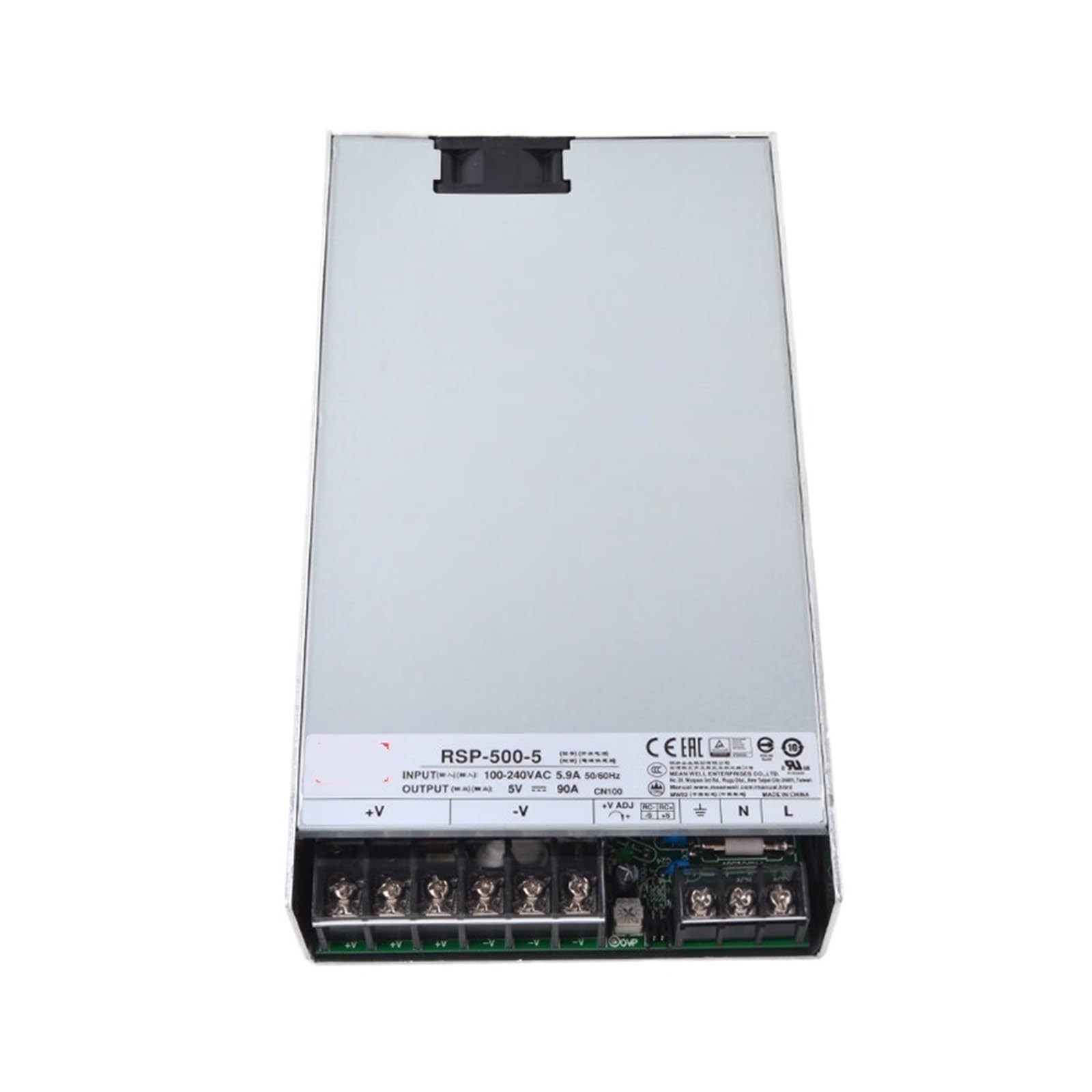 SWEWDSQG RSP-500-24 12V DC Power Supply AC-DC 3.3V 4V 5V 15V 24V 48V Single Output Adjustable Switching Power Supply(15V)