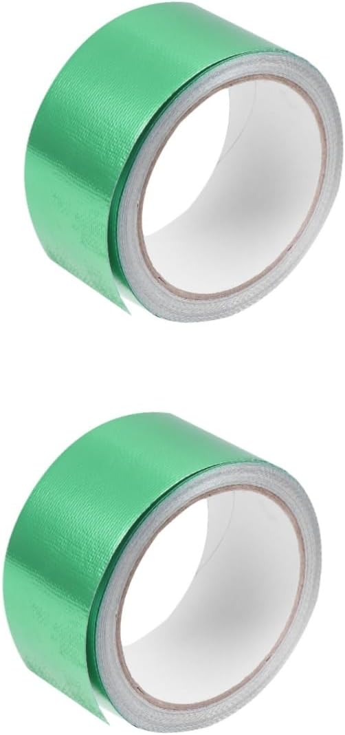 Mobestech 2pcs Tent Repair Tape Green Adhesive for Quick Repairs Tents Tarpaulins and up for Camping and Outdoor Activities