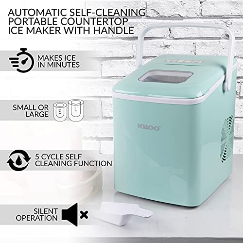 Fabricadora eléctrica portátil de hielo Igloo 26 lb en 24h miniatura 3