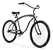 Firmstrong Bruiser Man 3-Speed Beach Cruiser Bicycle, 26-Inch, Matte Black,15154