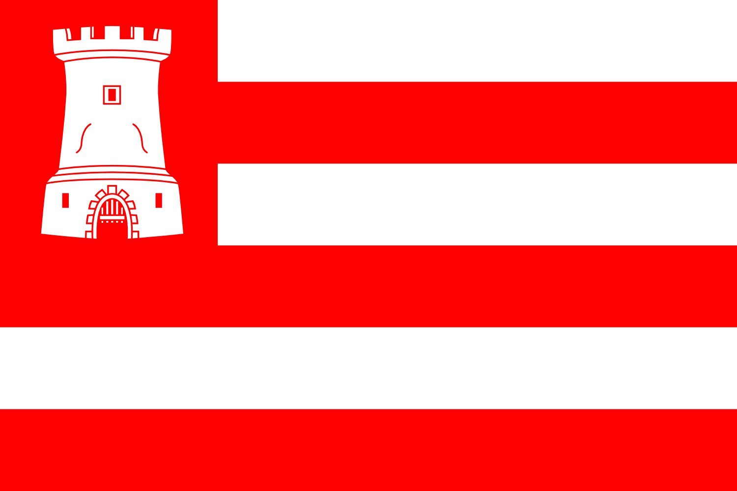 Drapeau Alkmaar de grande taille pour décorer votre jardin et vos événements