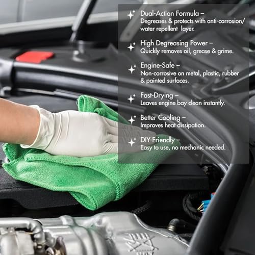 Image of Nippon Paint n-Shield Engine Degreaser Spray 250ml | Powerful Engine Cleaner, Removes Oil, Dirt, Non-Corrosive | No. 1 Paint In Asia Pacific