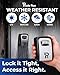 Key Lock Box for Outside - Realtor Lockbox for House Keys Outdoor - Combination Key Hiders to Hide a Key Safe Storage