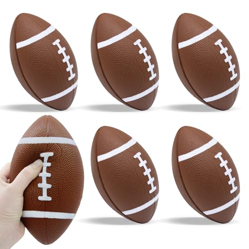 Magicorange 6 Pack Foam Football, Mini Size Soft Footballs