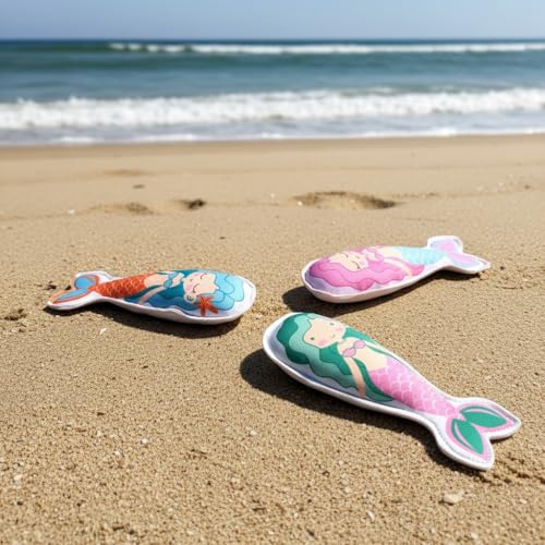 NEO-SPLASH Animaux de plongée pour enfants, jouet de plongée en néoprène pour enfants, jouet de piscine (sirène)