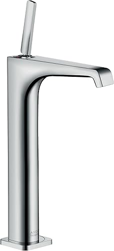 Miniatura 5 de AXOR Citterio E 36100001 - Grifo de lavabo de baño de lujo moderno pulido a mano con 1 manija de 1 9 pulgadas de alto en cromo, 36100001