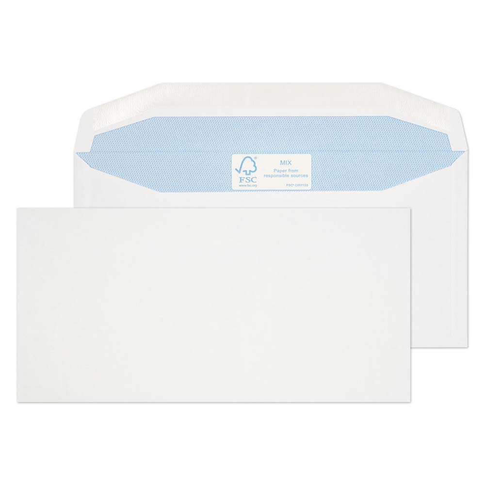 Blake Purely Environmental White Gummed Mailer 110x220mm 90gsm Pack