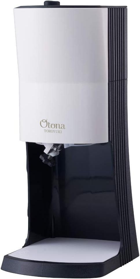 Doshisha Electric Fluffy Snow Shaved Ice Maker with 3 Ice Cups, Black