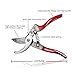Pruning Shears OBED - 8” Professional Bypass - Hand Pruners with Durable SK-5 Sharp Stainless Steel Blade - Tree Hand Clippers with Ergonomic Pvc Coated Handle and Safety Lock Gardening Shears Tools