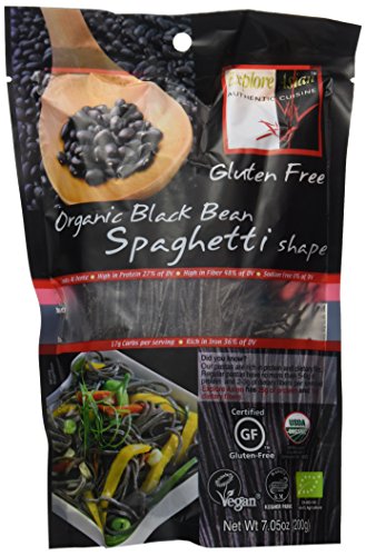 Explore Asian Organic Black Bean Spaghetti Pasta -- 7.05 oz Each / Pack of 2