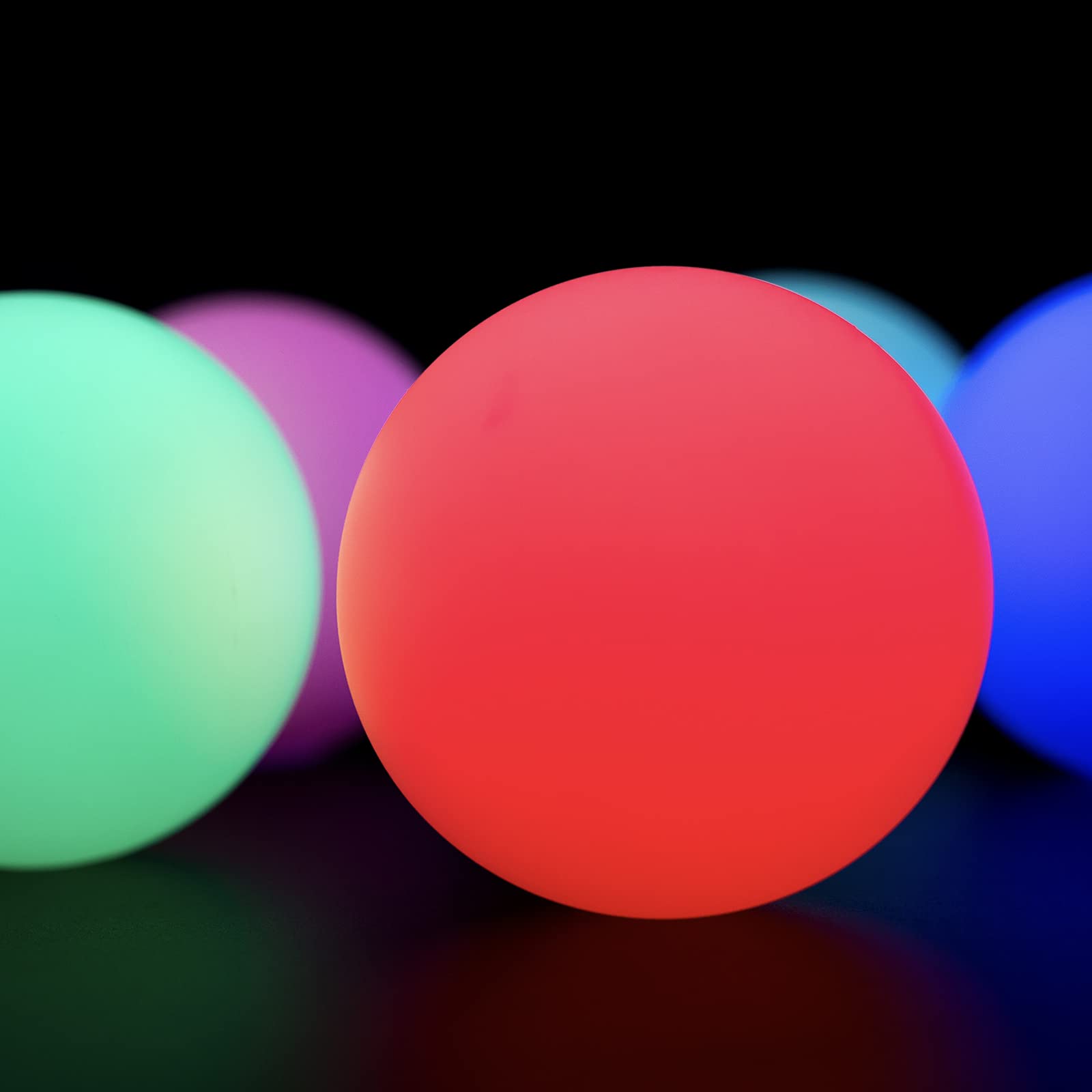 Balles à Jongler Lumineuses LED 9 Couleurs – Play Juggling – 70 Mm, 150 G, Made In Italy – Parfait Pour Spectacles Et Outdoor