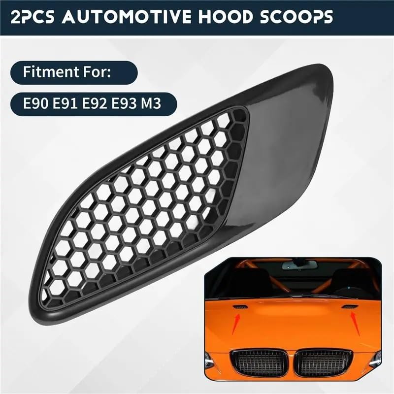 Évent de capot ABS pour BMW E90 E91 E92 E93 M3 | 2 pièces