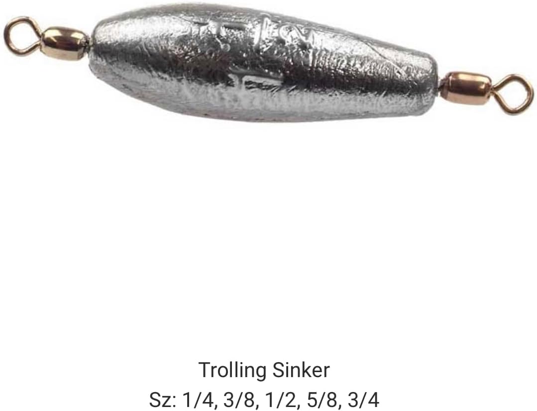 Do It Mold Trolling Sinker Sz: 1/4, 3/8, 1/2, 5/8, 3/4 oz