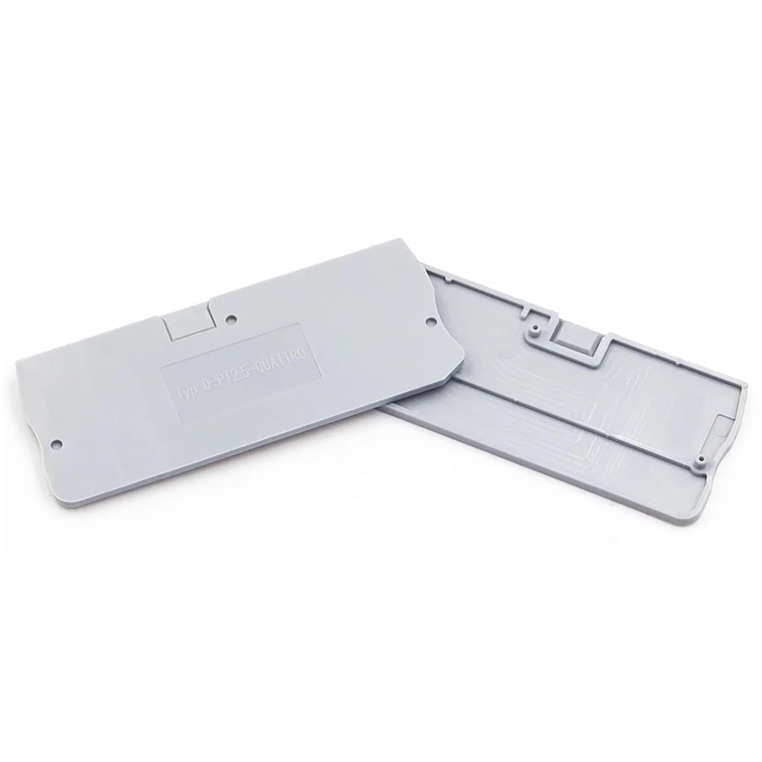 100pcs Bulk Pack PT2.5-Quattro Terminating Bracket Compact 5.2mm M3 Screw Fixing Electrical Insulation Barrier