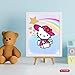 SYCART® Hello Kitty Wall Art Poster Prints, Posters for Girls Room, UNFRAMED Set of 8 ( 8x10 inches ), Kitty poster for girls bedroom, Kids Nursey Room decor, HelloKitty Decorations, Hello Kitty Watercolor poster