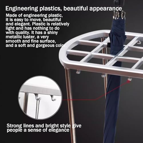 Porte-parapluies commercial durable avec support multifonctionnel pour intérieur - 3