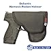 DeSantis Nemesis Pocket Holster For Pistols, Made of Quality Tacky Material, Fits S&W M&P Shield 9/40 W/ TLR-6, Unisex Gun Holster, Ambidextrous, Black