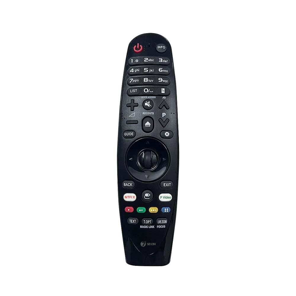 7SEVEN® Compatible with LG TV Magic Remote Control Model AN-MR18BA for Select 2018 LG AI ThinQ Smart Webos Television Without Voice Command and Pointer - Match Key by Key for Optimal Performance