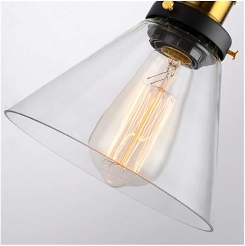 Miniatura 3 de Happy shopping Luces de Pared Lámpara de Pared de Vidrio Lámpara de Pared Colgante de Estilo Industrial Edison Estudio Investigación Swing Lámpara