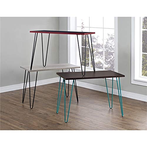 Ameriwood Home Owen Retro Desk With Metal Legs Weathered Oak #TOP3