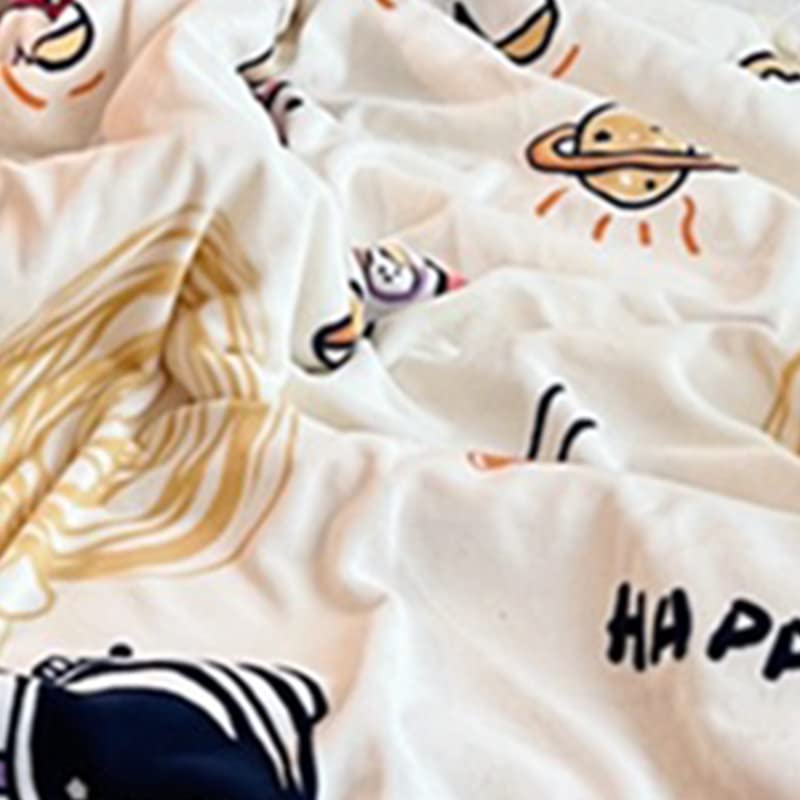 Couverture pour enfants douce motif Planete pour des nuits sereines et pleines de reves