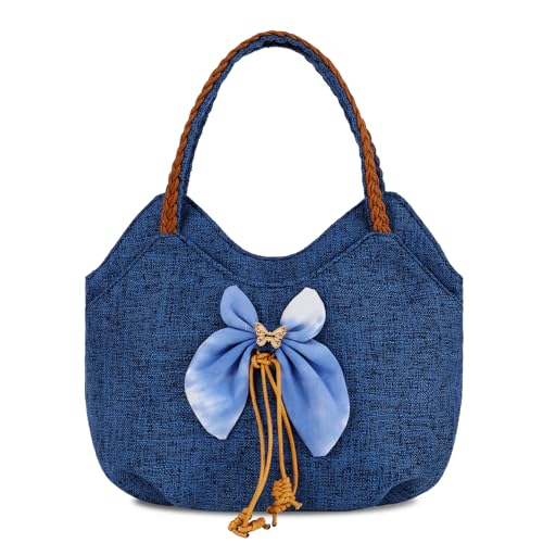 Sac à main en toile floral zippé pour femme grand sac à déjeuner