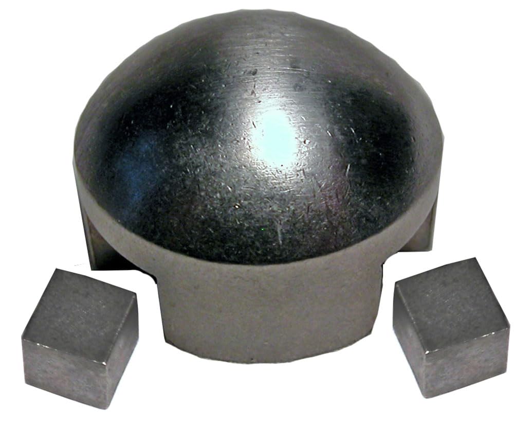 Adjustable Domed Tungsten Disc Compatible with Pinewood Derby Cars