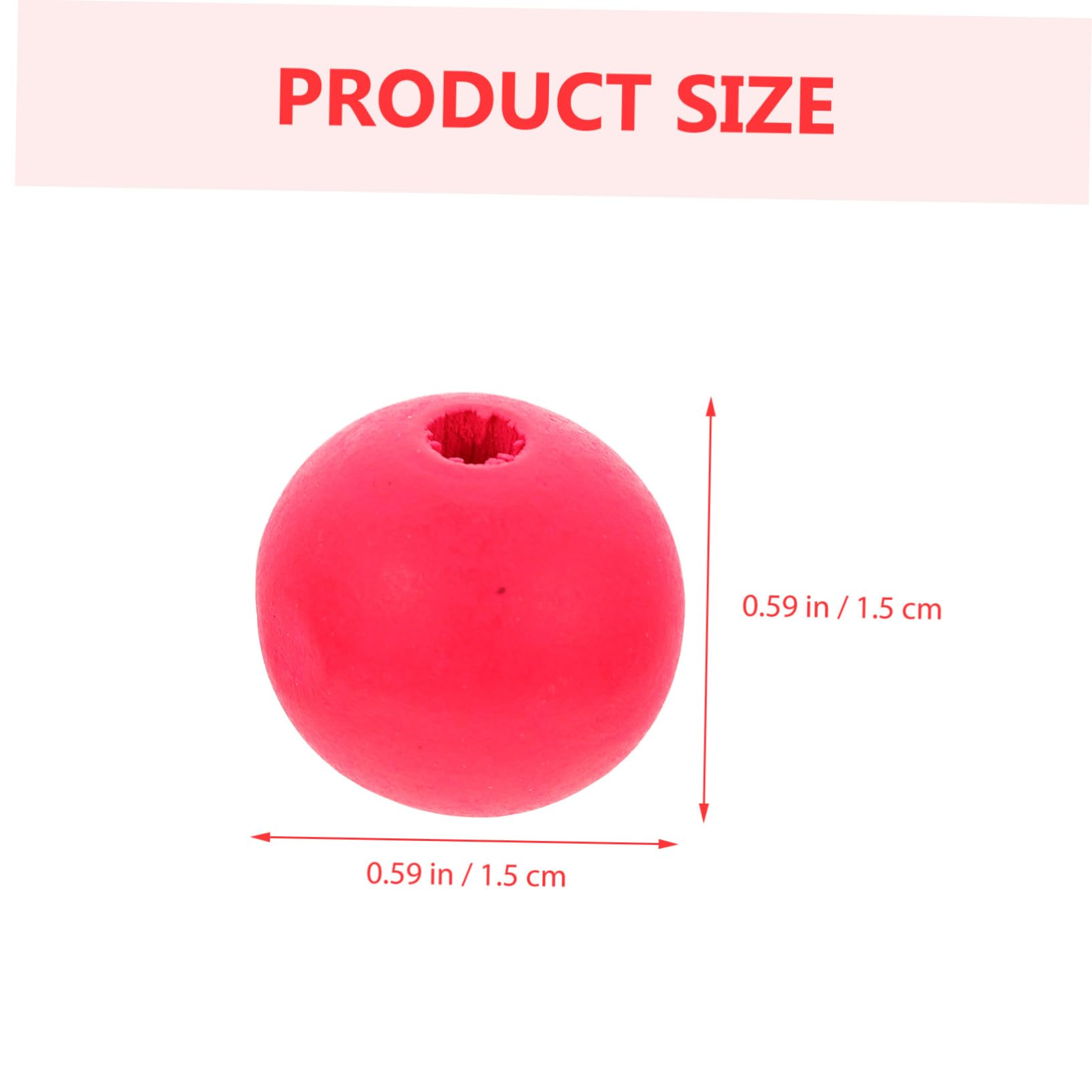 TEHAUX Juego De 3 Cuentas De Madera Redondas De Para Hacer Joyas Kit Para Hacer Guirnaldas De Cuentas Accesorios Para Manualidades 100 Piezas X 3