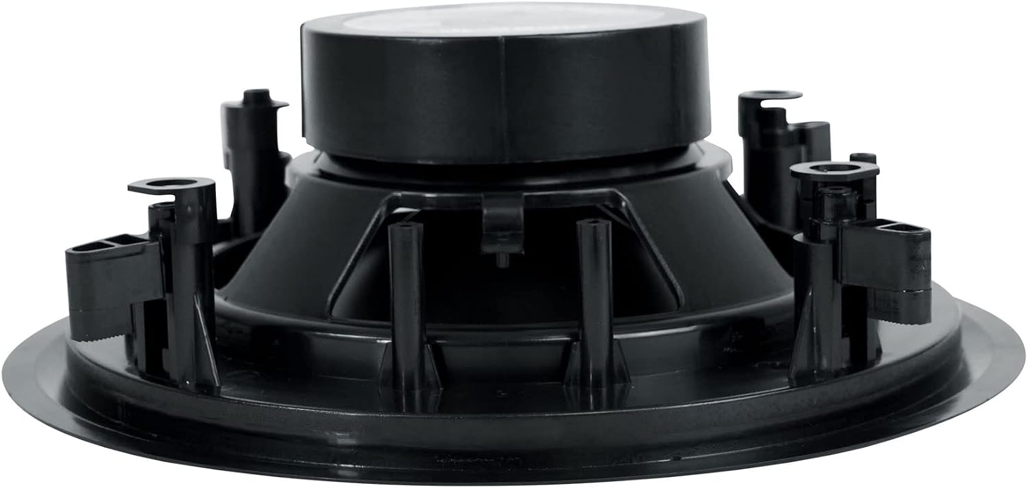 Rockville HC85-16 Black Pair 8-in 700-Watt peak/240-Watt RMS in-Ceiling Home Theater Speakers 16-Ohm, Polypropylene Cone, Rubber Surround, for Multi-Room Home Audio, 4-Piece