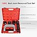 Jack Boss Ball Joint Press and U Joint Removal Kit, 10 PCS with Portable Storage Case of Bushing Press Kit Tools, Fits Most 2WD and 4WD Cars and Light Trucks