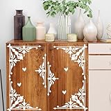 Modern Cabinet Labels Decals Peel and Stick Stickers for Front Door Sign Removable White Windows Decal for Glass Windows Indoor Outdoor Decor Glass Door Vinyl Sticker for Living Room Bedroom Farmhouse