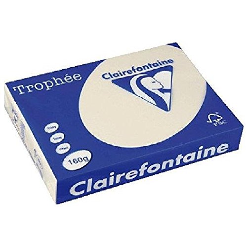 TROPHÉE Lot de 8 Ramettes 250 Feuilles Papier 160g A4 210x297 mm Certifié FSC IVOIRE