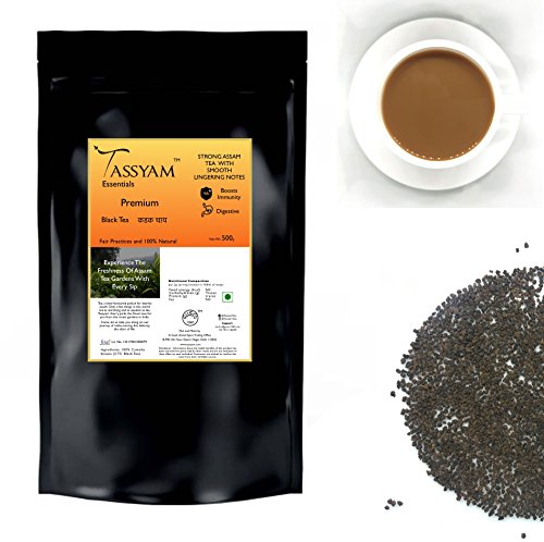 Image of Tassyam Premium Hand-Blended Assam CTC Tea, 500g Pouch