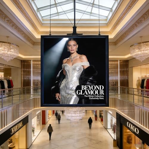 Image of P4 Outdoor LED Sign 40 inchx40 inch Programmable Scrolling Led Sign Outdoor Full Color Digital Signs for Business Advertising Store Electronic Word Light WiFi Control Waterproof RGB Display SMD Technology