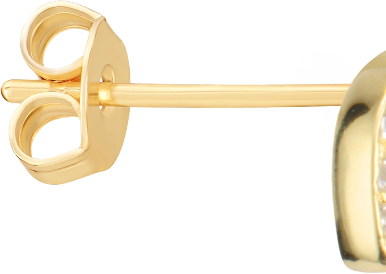 Amazon Essentials Zirconia Horseshoe Stud Earrings - Image 3