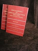 encyclopedia of corporate meetings, minutes, and resolutions. B002HJ168M Book Cover