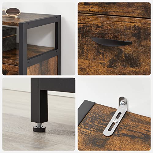 VASAGLE Scarpiera, Portascarpe Alto con 3