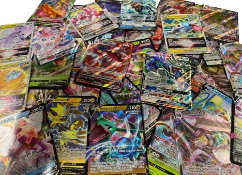 Original Pokemon 3 Verschiedene V Karten DEUTSCH bestehend aus V VMAX VSTAR oder GX seltene Karten GARANTIERT aus aktuellen Sets + Heartforcards Versandschutz