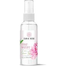 Rosewater Hydrating Spray with Green Tea | Rose Water Facial Toner with Green Tea 1.7 oz Travel Size