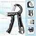 ALMAH Handtrainer Trainingsset(5er-Pack), Fingertrainer Griffkraft Trainer Set, 2 Einstellbarer Widerstand Unterarmtrainer, Fingerstrecker, Trainingsring & Stressabbau-Griffball mit Tragetasche
