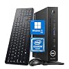 Dell Wyse 5070 Mini computadora de escritorio, Intel Celeron J4105, 8 GB de RAM, SSD de 256 GB, WiFi, Bluetooth, soporte 4K, teclado y mouse, Windows 11 Pro (renovado)