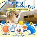 KIPRITII 23-Pack Jouet de chiot sans farce pour petits chiens, Jouets de chien enrichissants avec peluche mignonne & Engager des jouets pour les chiots pour les garder occupés