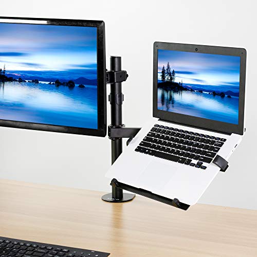 VIVO Universal Adjustable 10 to 15.6 inch Laptop Mount Holder for VESA Compatible Monitor Arms, Notebook Tray Stand-LAP3 - Image 8